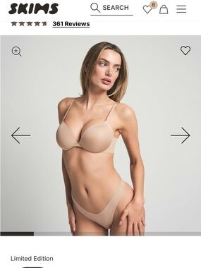 SKIMS Ultimate Teardrop Push-up Bra